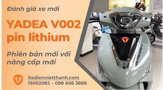 Đánh Giá Chi Tiết Xe Máy Điện Yadea V002 U (Pin Lithium) – Đối Thủ Đáng Gờm Trong Phân Khúc!